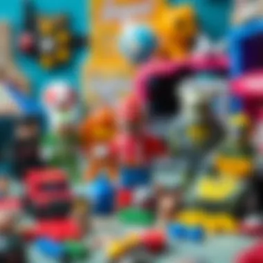 Diverse range of toys for various age groups