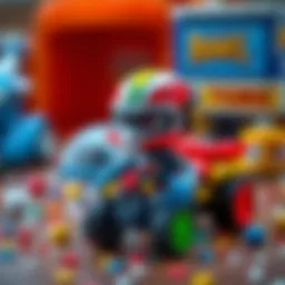 Vibrant toys for children's development