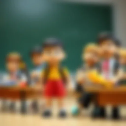 Excited Children Eager to Start School Excited children preparing for school