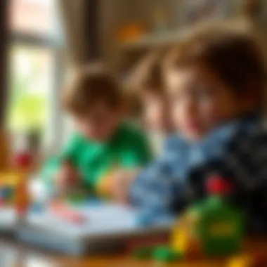 Children engaged in customized learning at Serdivan Special Education Kindergarten