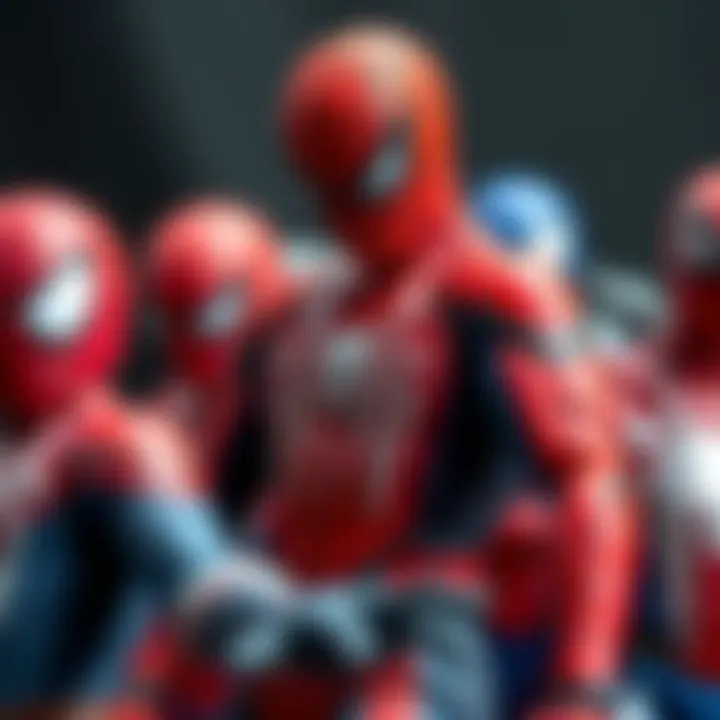 Connections between different Spider-Man characters