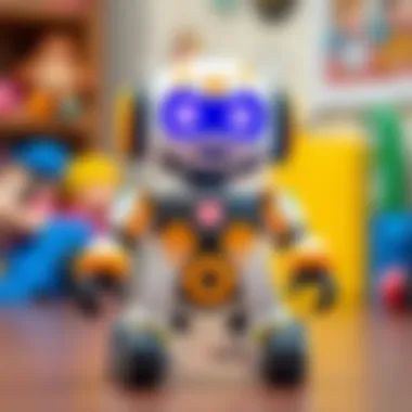 Interactive robot toy that engages children in STEM