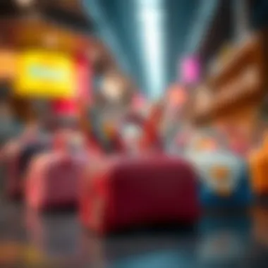 An array of trendy bag-shaped pencil cases showcasing current toy trends.