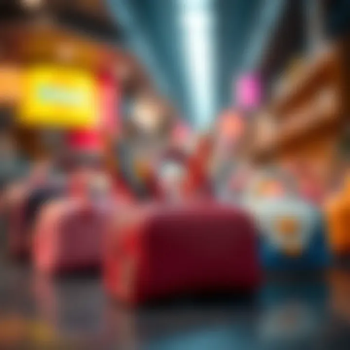 An array of trendy bag-shaped pencil cases showcasing current toy trends.