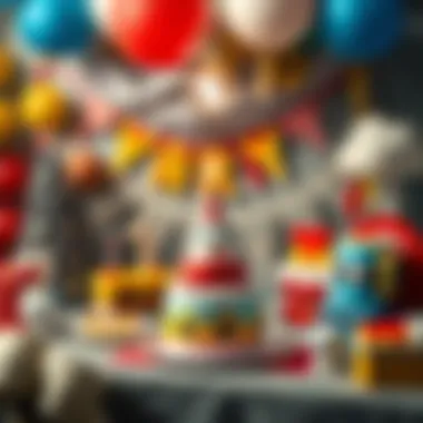 Unique thematic decorations for a baby's first birthday