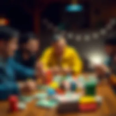 Players enjoying a game of Uno All Wild