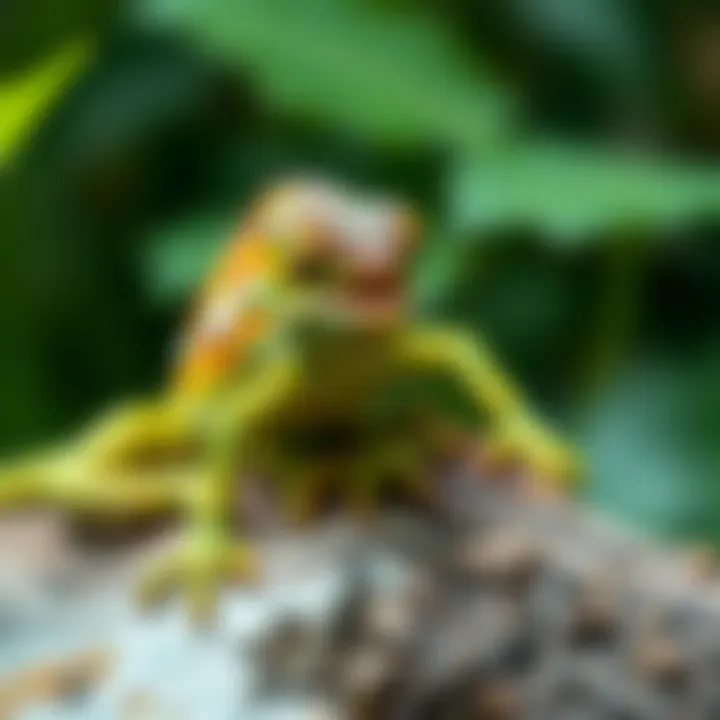 A guide displaying essential care tips for raising a baby chameleon as a pet.