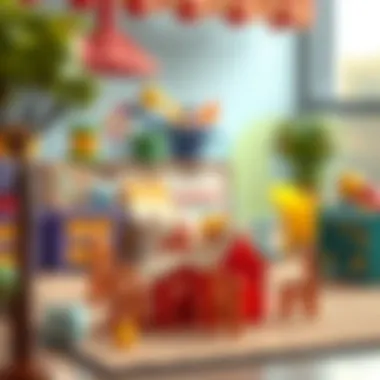 Creative play environment designed for nurturing skills